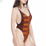 Women’s One-Piece High Cut Swimsuit